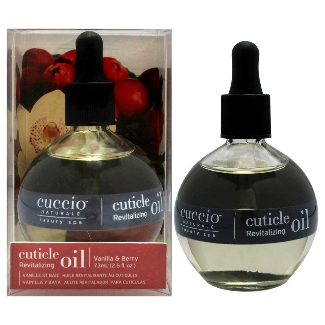 Cuccio Naturale Cuticle Revitalizing Oil - Vanilla and Berry by Cuccio Naturale for Unisex - 2.5 oz Oil Image 1