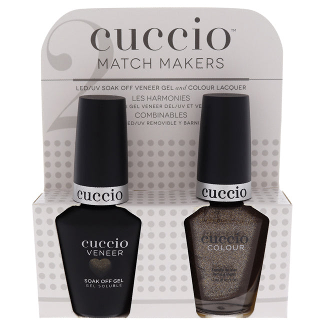 Cuccio Match Makers Set - Nurture Nature by Cuccio for Women - 2 Pc 0.44oz Veneer Soak Of Gel Nail Polish 0.43oz Colour Image 1