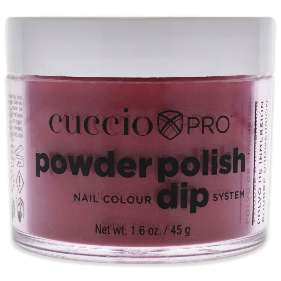 Cuccio Colour Pro Powder Polish Nail Colour Dip System - Red Eye In Shanghai by Cuccio Colour for Women - 1.6 oz Nail Image 1