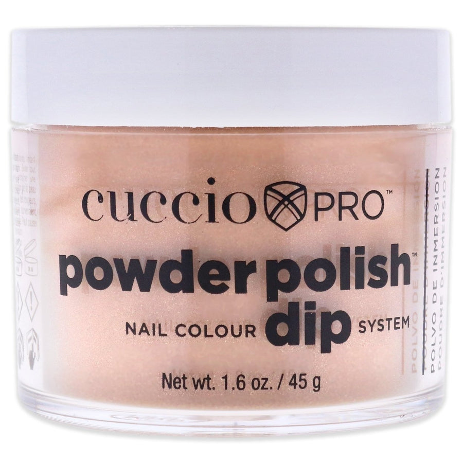 Cuccio Colour Pro Powder Polish Nail Colour Dip System - Rose Gold Slippers by Cuccio Colour for Women - 1.6 oz Nail Image 1