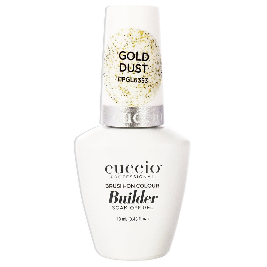 Cuccio Pro Brush-On Colour Builder Soak Off Gel - Gold Dust by Cuccio Pro for Women - 0.43 oz Nail Polish Image 1