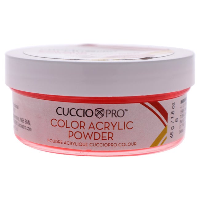 Cuccio Pro Colour Acrylic Powder - Neon Cherry by Cuccio Pro for Women - 1.6 oz Acrylic Powder Image 1