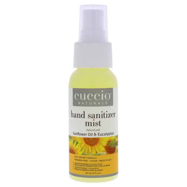 Cuccio Hand Sanitizer Mist - Sunflower Oil and Eucalyptus by Cuccio for Unisex - 2 oz Hand Sanitizer Image 1