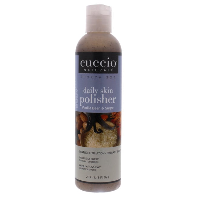 Cuccio Luxury Spa Daily Skin Polisher - Vanilla Bean and Sugar by Cuccio for Unisex - 8 oz Scrub Image 1