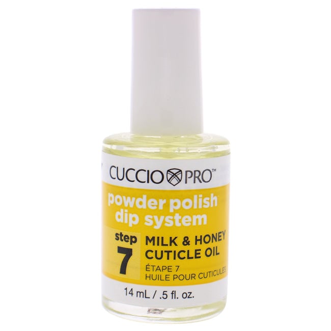 Cuccio Pro Powder Polish Dip System Milk and Honey Cuticle Oil - Step 7 by Cuccio for Women - 0.5 oz Nail Polish Image 1