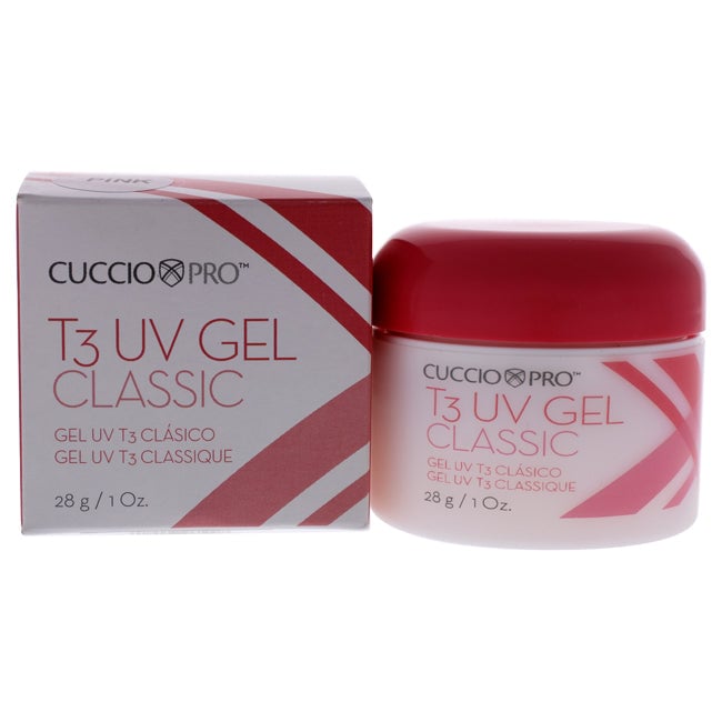 Cuccio Pro T3 Uv Gel Classic - Pink by Cuccio Pro for Women - 1 oz Nail Gel Image 1