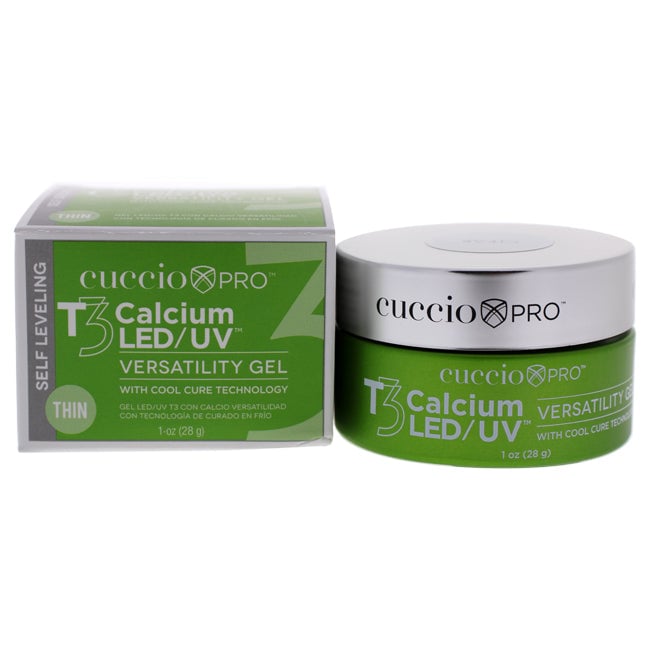 Cuccio Pro T3 Calcium Versatility Gel - Self Leveling Clear by Cuccio Pro for Women - 1 oz Nail Gel Image 1