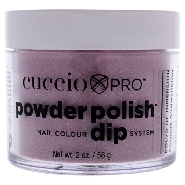 Cuccio Pro Powder Polish Nail Colour Dip System - Pink with Silver Glitter by Cuccio for Women - 1.6 oz Nail Powder Image 1