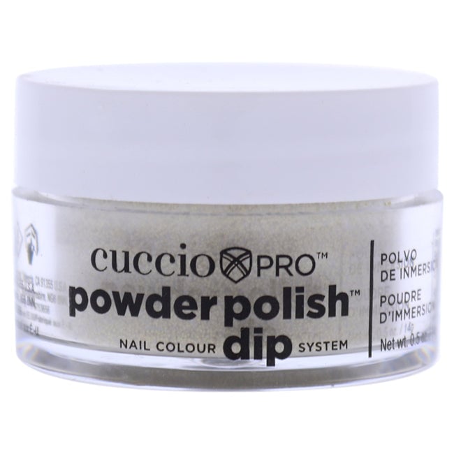 Cuccio Pro Powder Polish Nail Colour Dip System - Rich Gold Glitter by Cuccio for Women - 0.5 oz Nail Powder Image 1