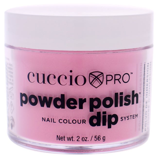 Cuccio Pro Powder Polish Nail Colour Dip System - Bright Pink with Gold Mica by Cuccio for Women - 1.6 oz Nail Powder Image 1