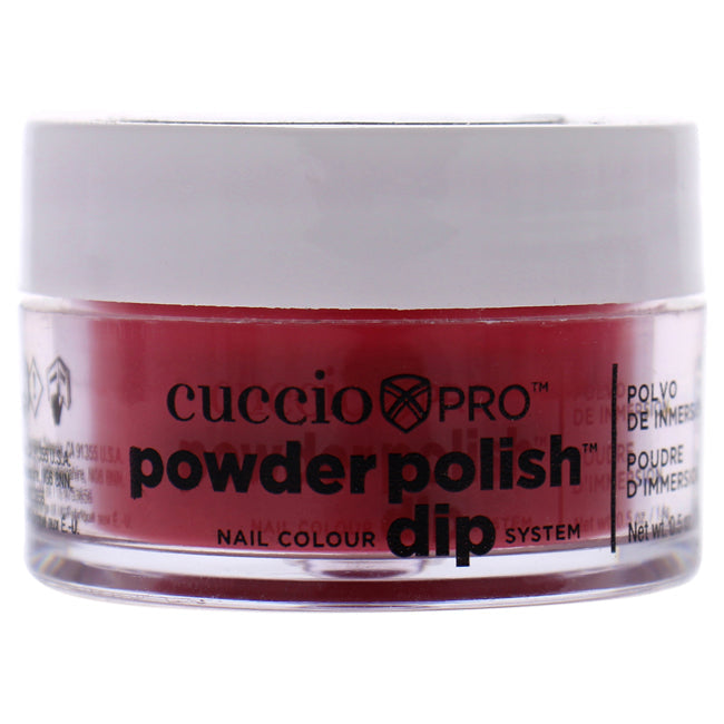 Cuccio Pro Powder Polish Nail Colour Dip System - Candy Apple Red by Cuccio for Women - 0.5 oz Nail Powder Image 1