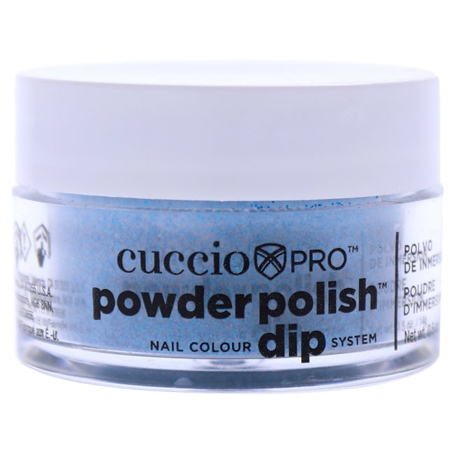 Cuccio Pro Powder Polish Nail Colour Dip System - Deep Blue Glitter by Cuccio for Women - 0.5 oz Nail Powder Image 1