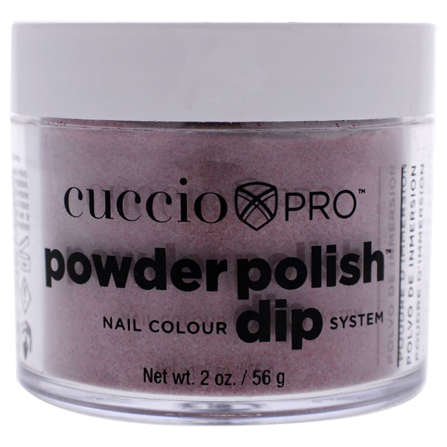 Cuccio Pro Powder Polish Nail Colour Dip System - Dark Red Glitter by Cuccio for Women - 1.6 oz Nail Powder Image 1