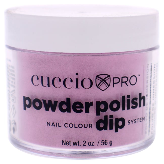 Cuccio Pro Powder Polish Nail Colour Dip System - Deep Pink With Pink Glitter by Cuccio for Women - 1.6 oz Nail Powder Image 1