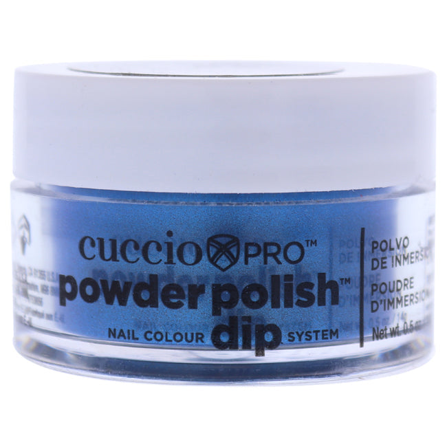 Cuccio Pro Powder Polish Nail Colour Dip System - Deep Blue with Blue Mica by Cuccio for Women - 0.5 oz Nail Powder Image 1