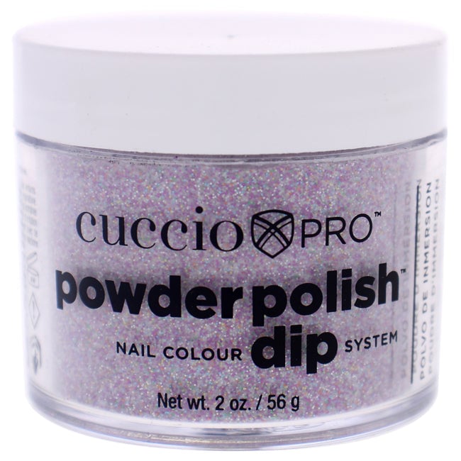 Cuccio Pro Powder Polish Nail Colour Dip System - Deep Purple Glitter by Cuccio for Women - 1.6 oz Nail Powder Image 1