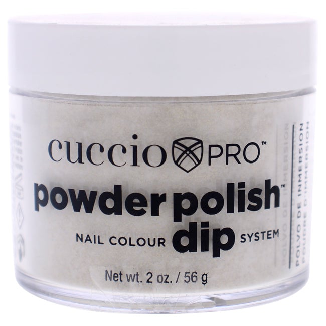 Cuccio Pro Powder Polish Nail Colour Dip System - Gold With Rimbow Mica by Cuccio for Women - 1.6 oz Nail Powder Image 1