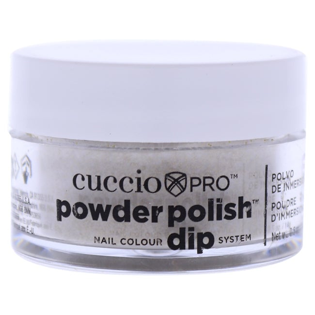 Cuccio Pro Powder Polish Nail Colour Dip System - Gold With Rimbow Mica by Cuccio for Women - 0.5 oz Nail Powder Image 1