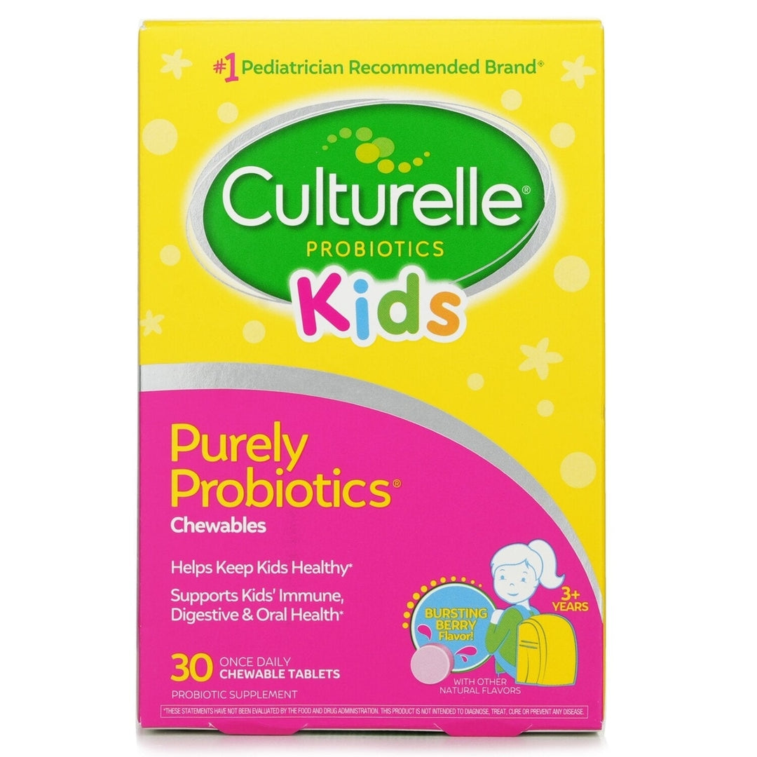 Culturelle Culturelle Kids Chewables Daily Probiotic Formula - 30 Tablets 30pcs/box Image 1