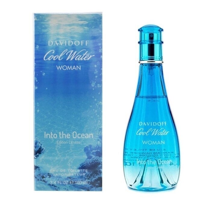 Davidoff Cool Water Into the Ocean Eau De Toilette Spray /3.4iz 100ml Image 2