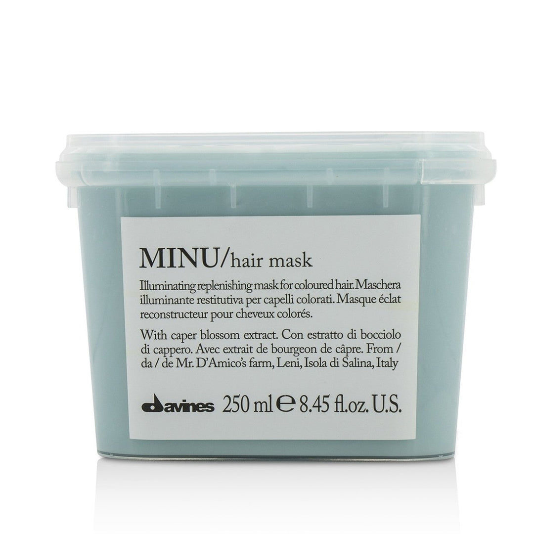 Davines Minu Illuminating Replenishing Mask (For Coloured Hair) 1000ml/33.8oz Image 4