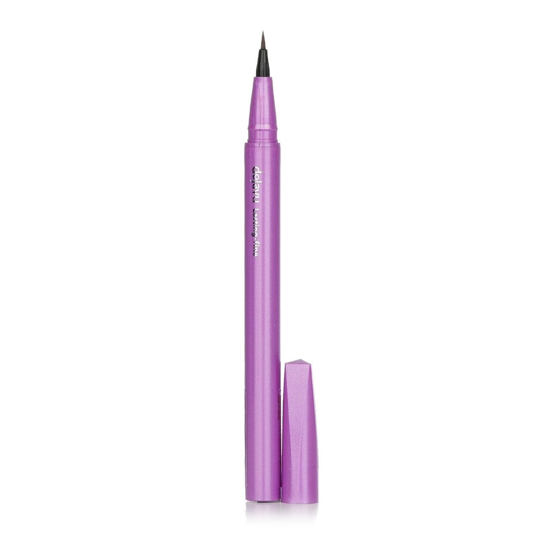 Dejavu Lasting Fine E Short Brush Liquid Eyeliner - 1 Deep Black 0.52ml Image 1