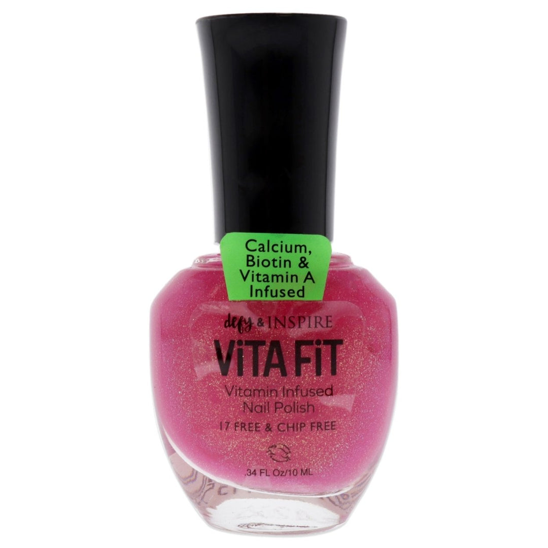 Defy and Inspire Vita Fit Vitamin Infused Nail Polish - 5020 Fitalicious by Defy and Inspire for Women - 0.34 oz Nail Image 1