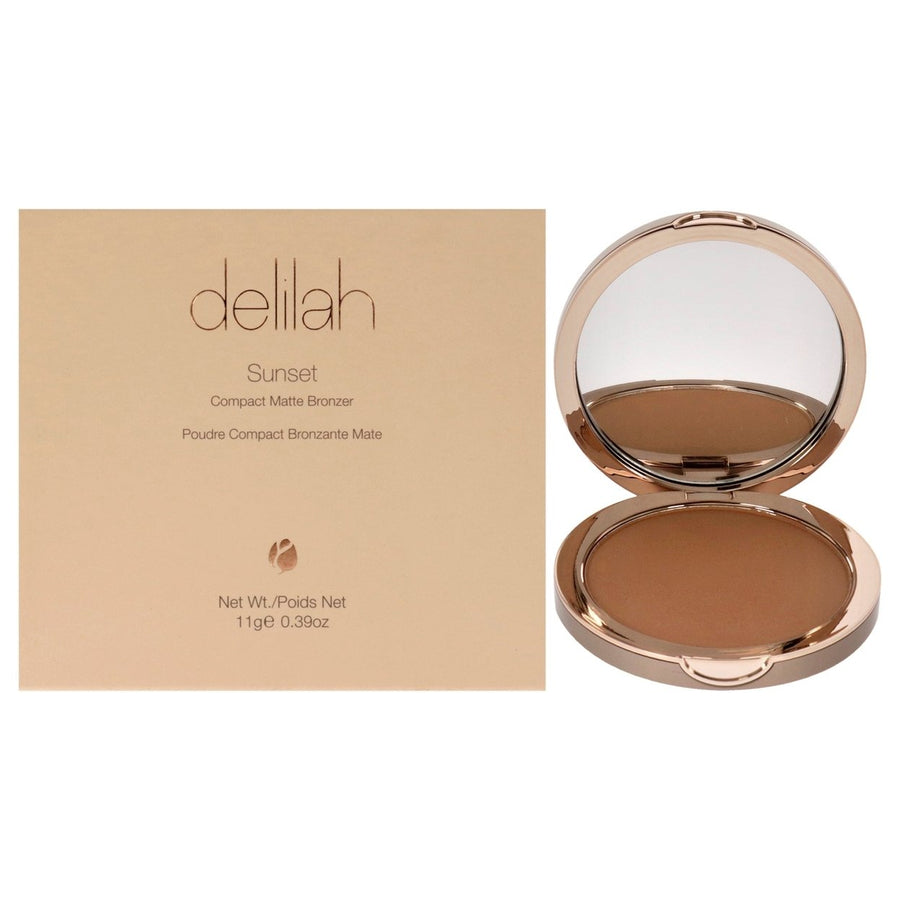 Delilah Sunset Compact Matte Bronzer - Light Medium by Delilah for Women - 0.39 oz Bronzer Image 1