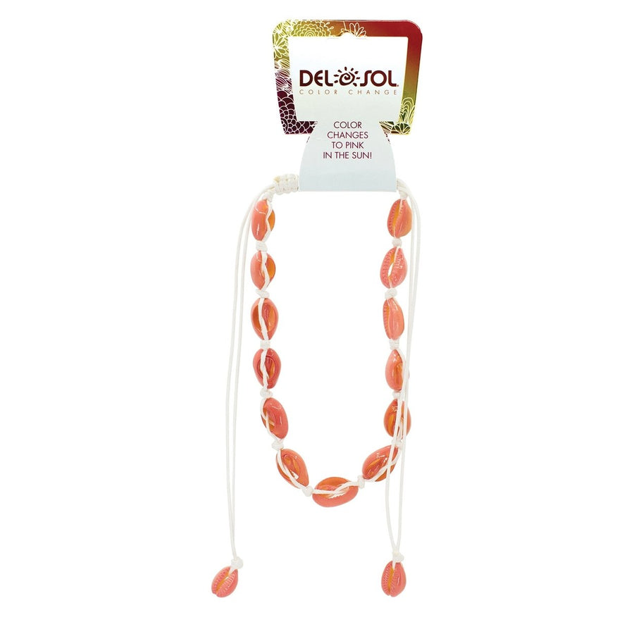 DelSol Color-Changing Necklace - Pink Cowrie by DelSol for Women - 1 Pc Necklace Image 1