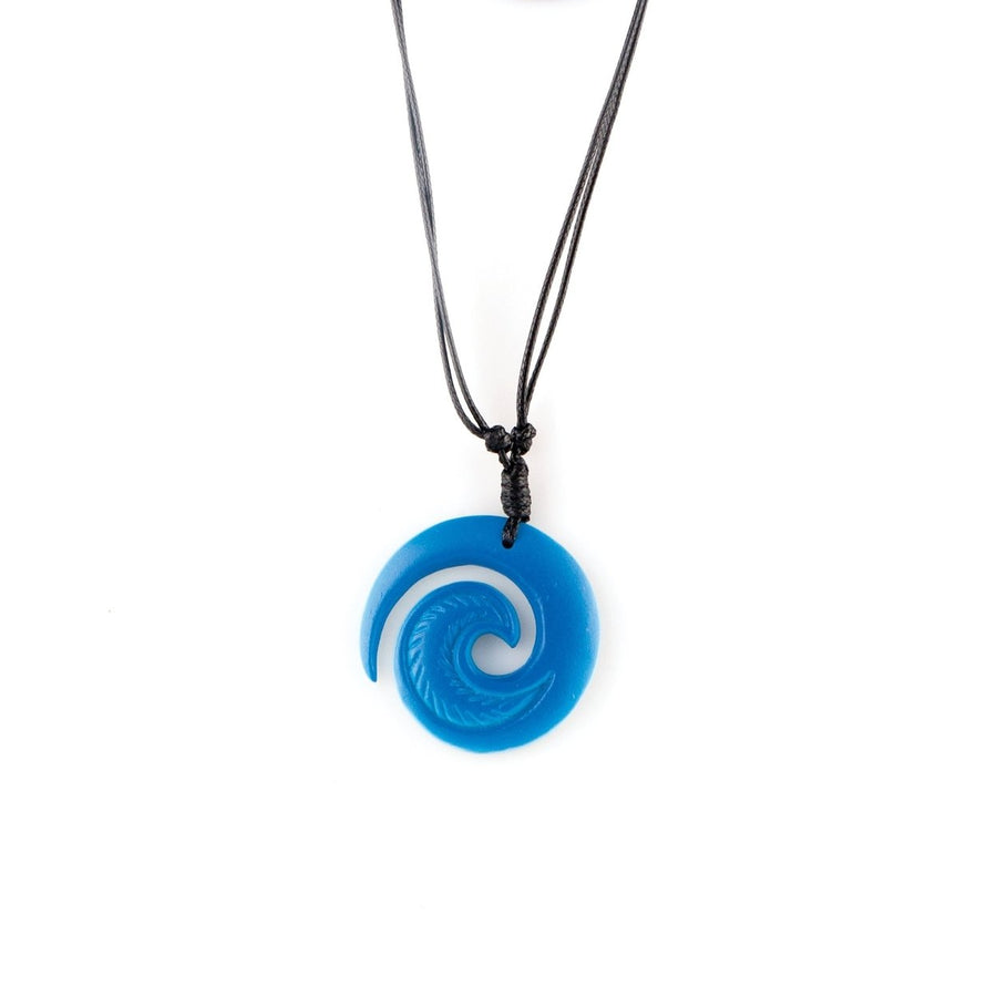 DelSol Color-Changing Necklace - Swirl - White to Blue by DelSol for Women - 1 Pc Necklace Image 1