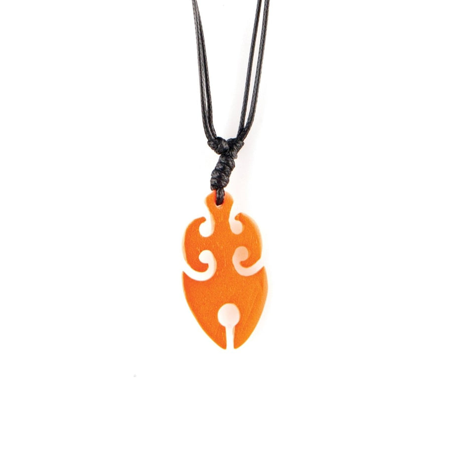 DelSol Color-Changing Necklace - Tribal Flame - White To Orange by DelSol for Women - 1 Pc Necklace Image 1