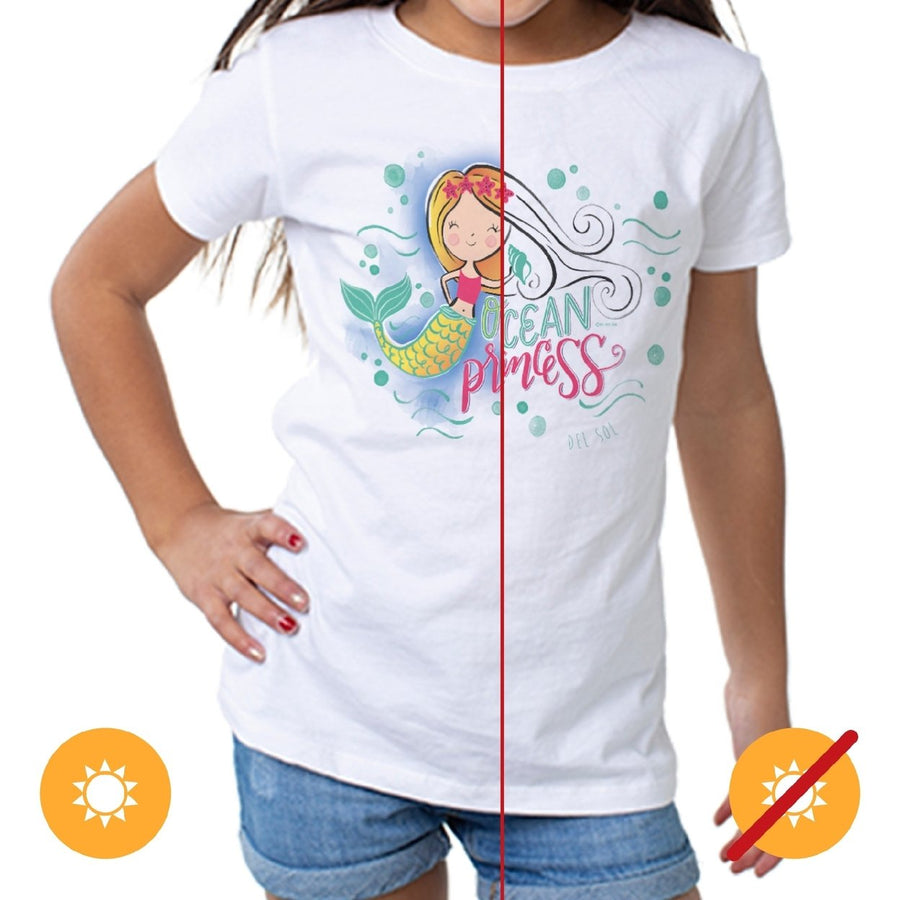 DelSol Kids Crew Tee - Ocean Princess by DelSol for Kids - 1 Pc T-Shirt (2T) Image 1