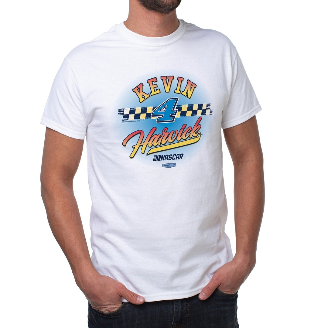 DelSol NASCAR Mens Classic Crew Tee - Kevin Harvick - 8 White by DelSol for Men - 1 Pc T-Shirt (2XL) Image 1