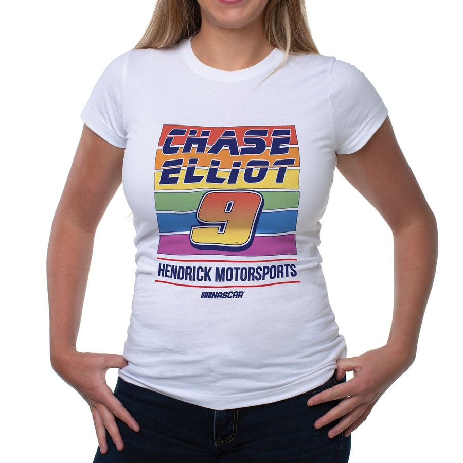 DelSol NASCAR Womens Crew Tee - Chase Elliot - 2 White by DelSol for Women - 1 Pc T-Shirt (2XL) Image 1