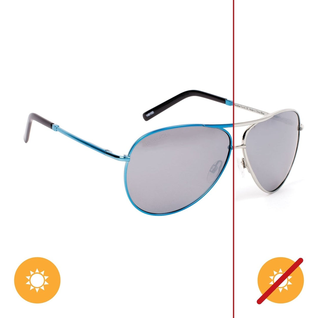 DelSol Solize Paradise Found - Silver-Blue by DelSol for Unisex - 1 Pc Sunglasses Image 1