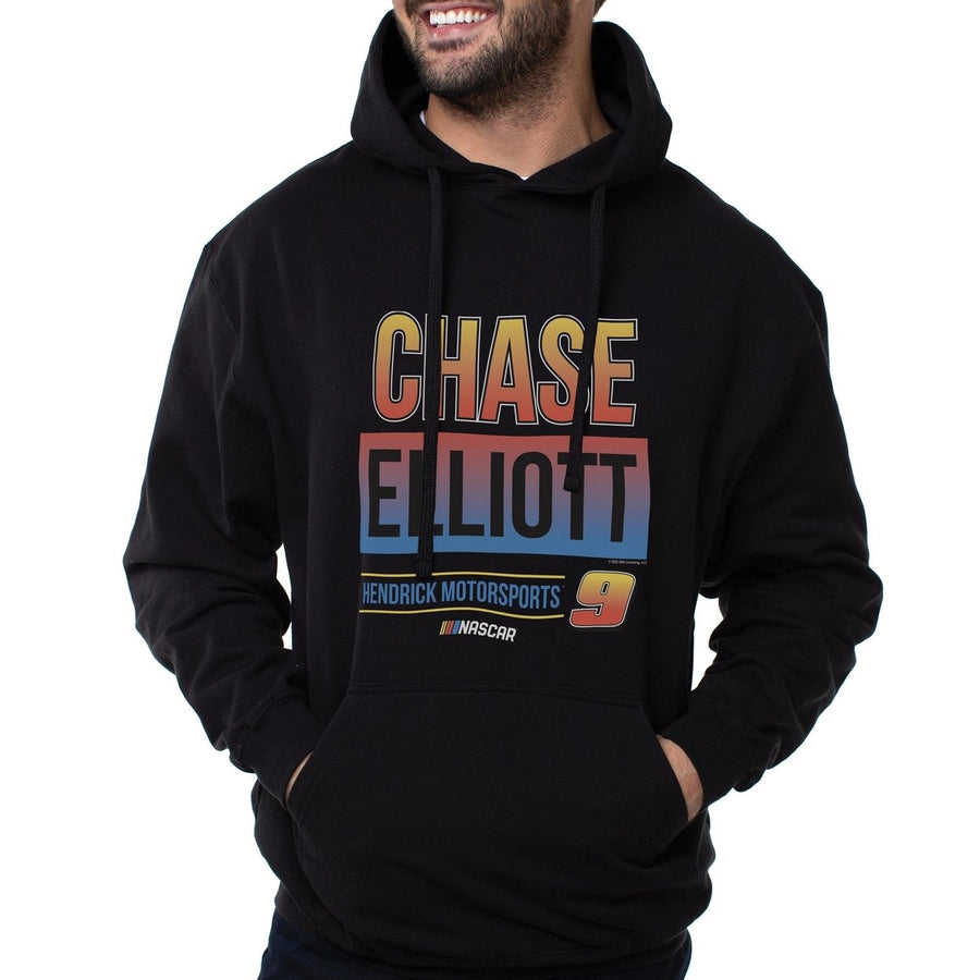 DelSol NASCAR Hooded Sweatshirt - Chase Elliot - 3 Black by DelSol for Men - 1 Pc T-Shirt (M) Image 1