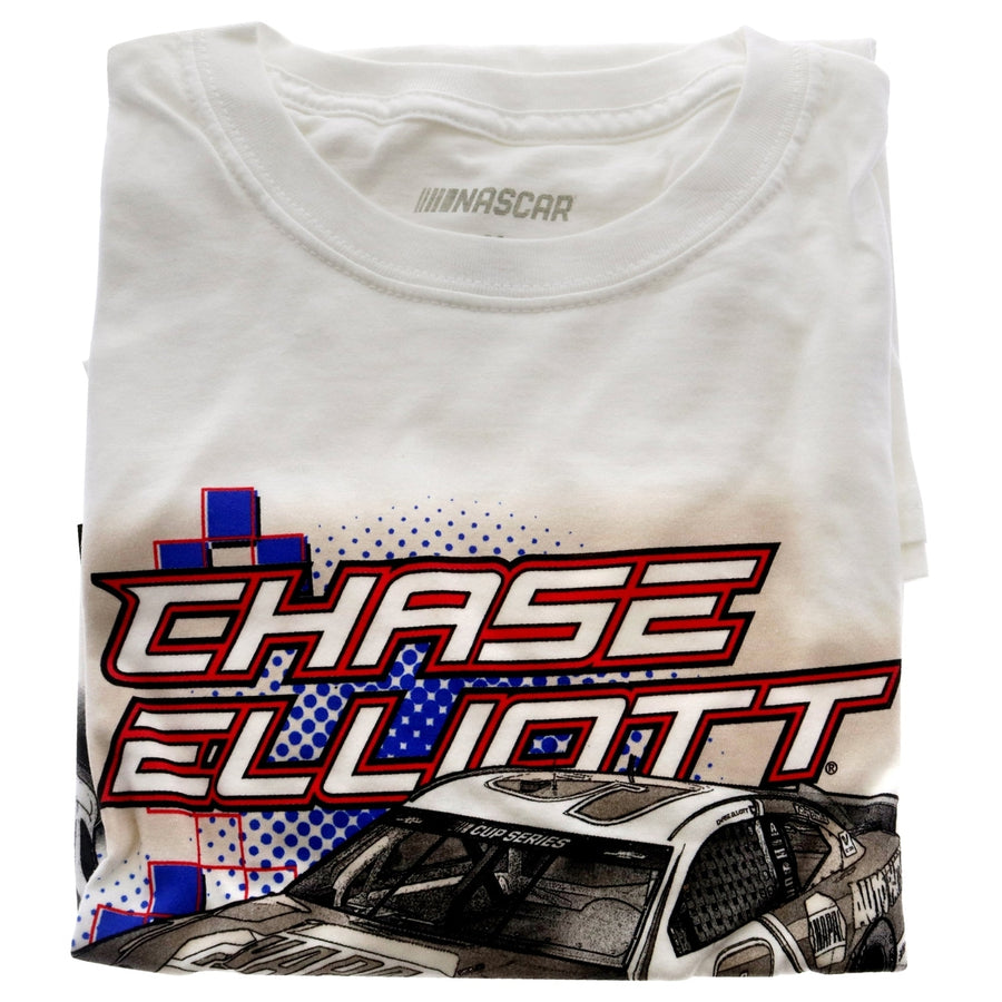 DelSol NASCAR Mens Classic Crew Tee - Chase Elliot - 1 White by DelSol for Men - 1 Pc T-Shirt (M) Image 1