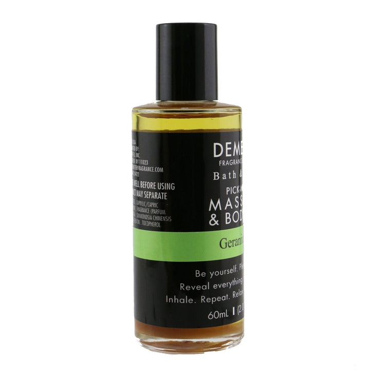 Demeter Geranium Massage and Body Oil 60ml/2oz Image 2