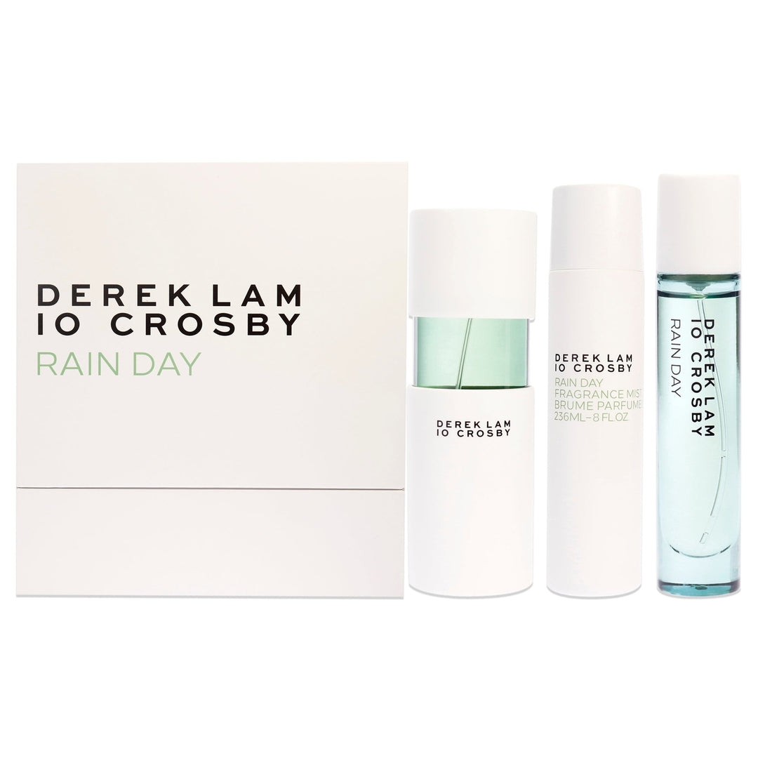 Derek Lam Rain Day Spring by Derek Lam for Women - 3 Pc Gift Set 3.4oz EDP Spray 10ml EDP Spray 8oz Fragrance Mist Image 1