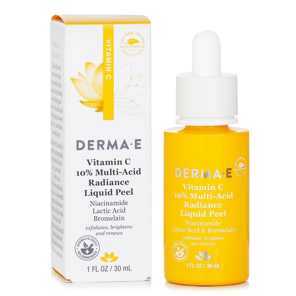 Derma E Vitamin C 10% Multi-Acid Radiance Liquid Peel 30ml/1oz Image 2