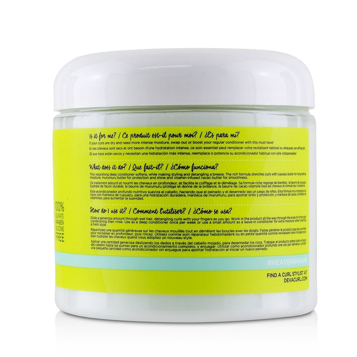 DevaCurl Heaven In Hair (Divine Deep Conditioner - For All Curl Types) 236ml/8oz Image 4