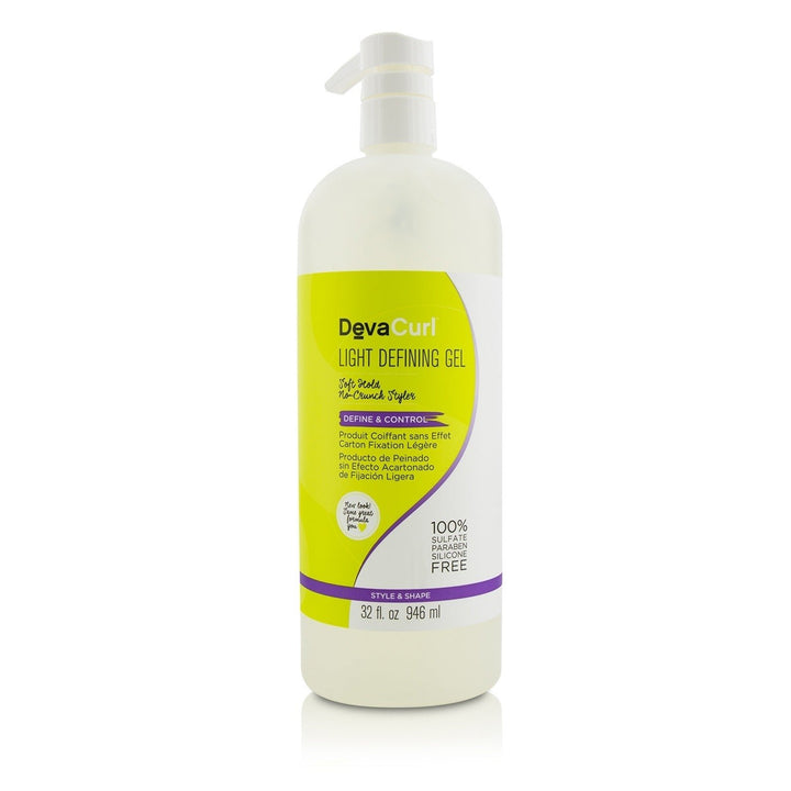 DevaCurl Light Defining Gel (Soft Hold No-Crunch Styler - Define and Control) 355ml/12oz Image 4