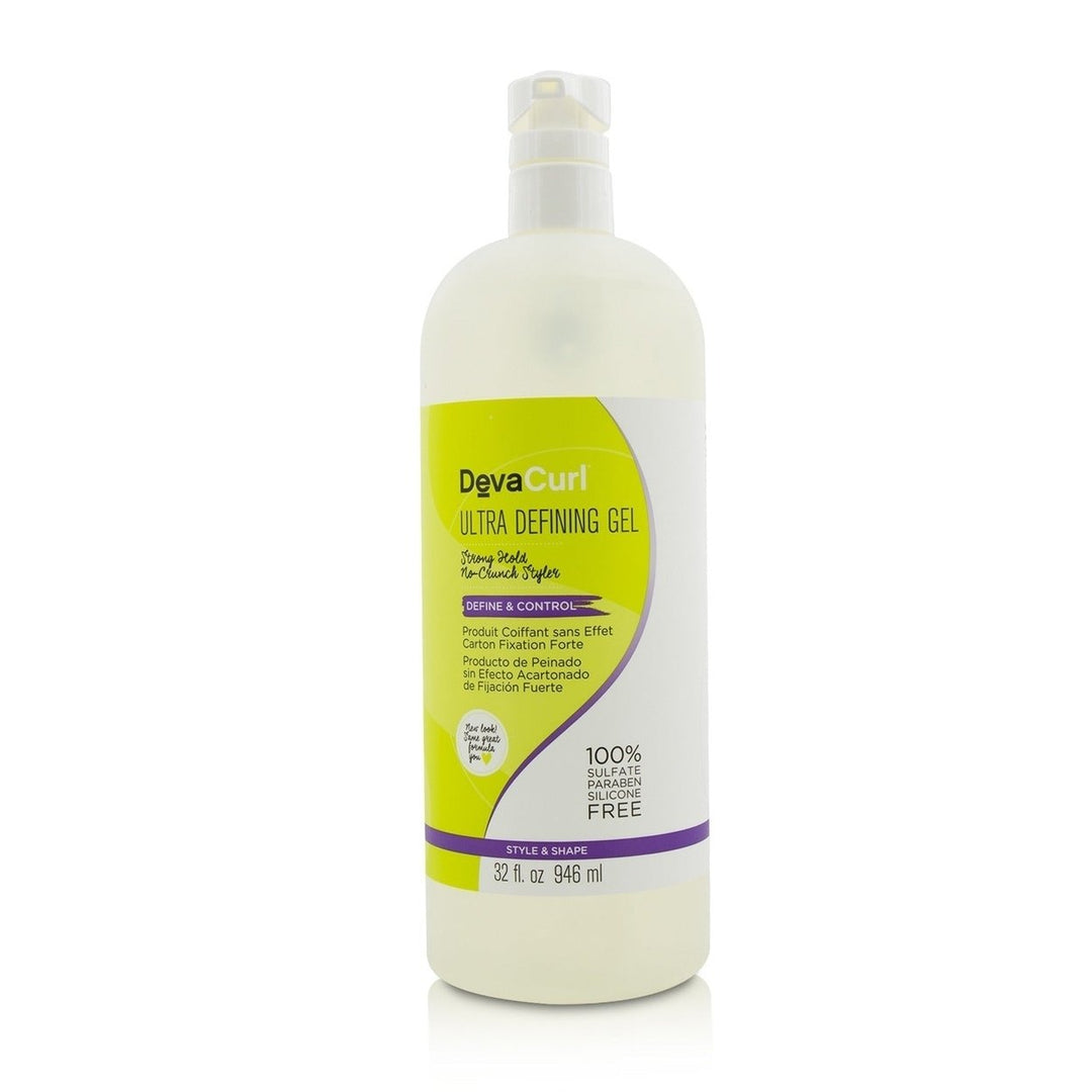 DevaCurl Ultra Defining Gel (Strong Hold No-Crunch Styler - Define and Control) 355ml/12oz Image 4