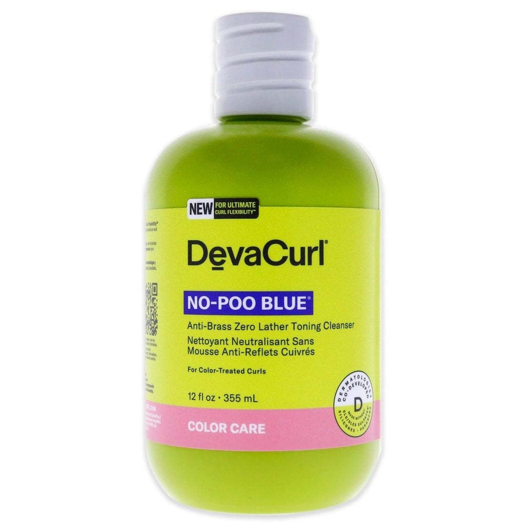 DevaCurl No-Poo Blue Cleanser by DevaCurl for Unisex - 12 oz Cleanser Image 1