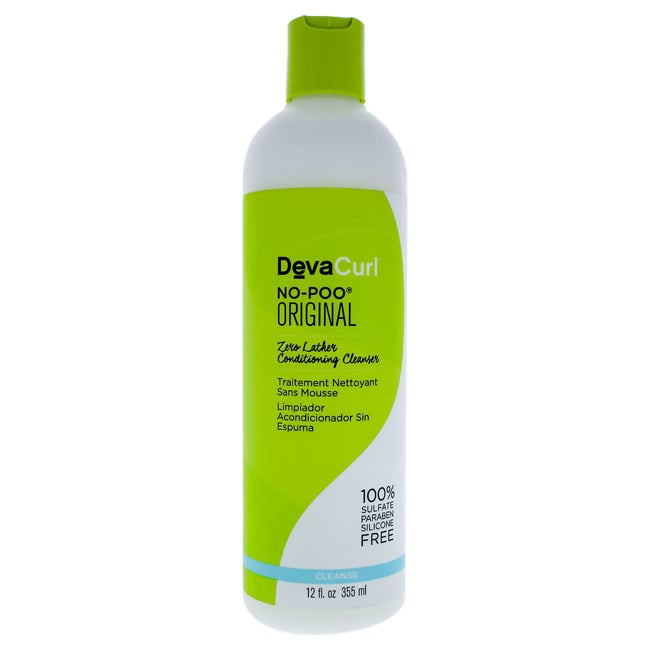 DevaCurl No-Poo Zero Lather Conditioning Cleanser by DevaCurl for Unisex - 12 oz Cleanser Image 1