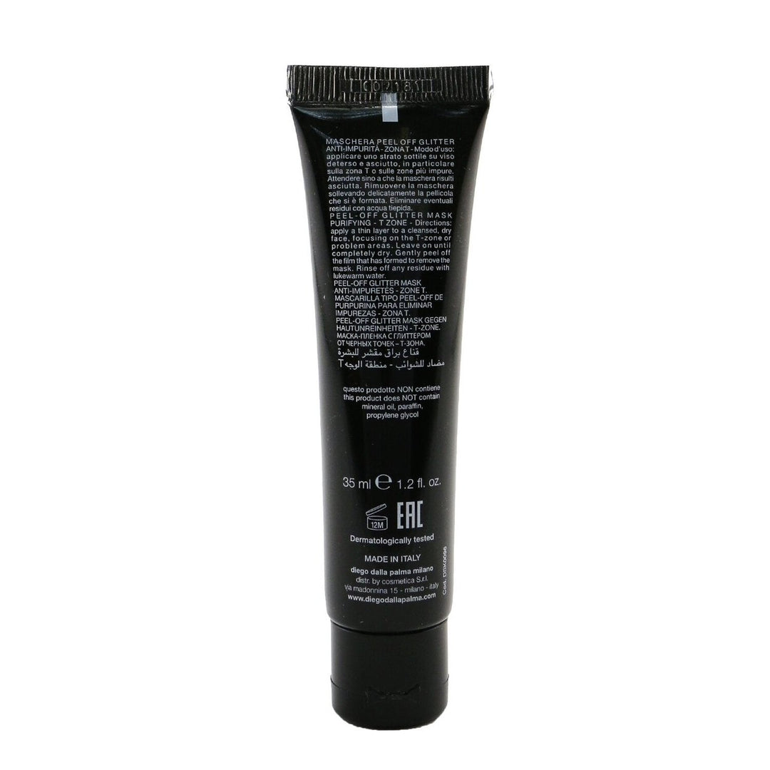 Diego Dalla Palma Milano Black Secret T Zone Peel-Off Glitter Mask 35ml/1.2oz Image 3