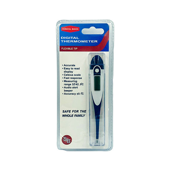 Dispensary and Clinic Items Surgical Basics Digital Thermometer (32 - 42 degrees) with Flexible Tip Image 1