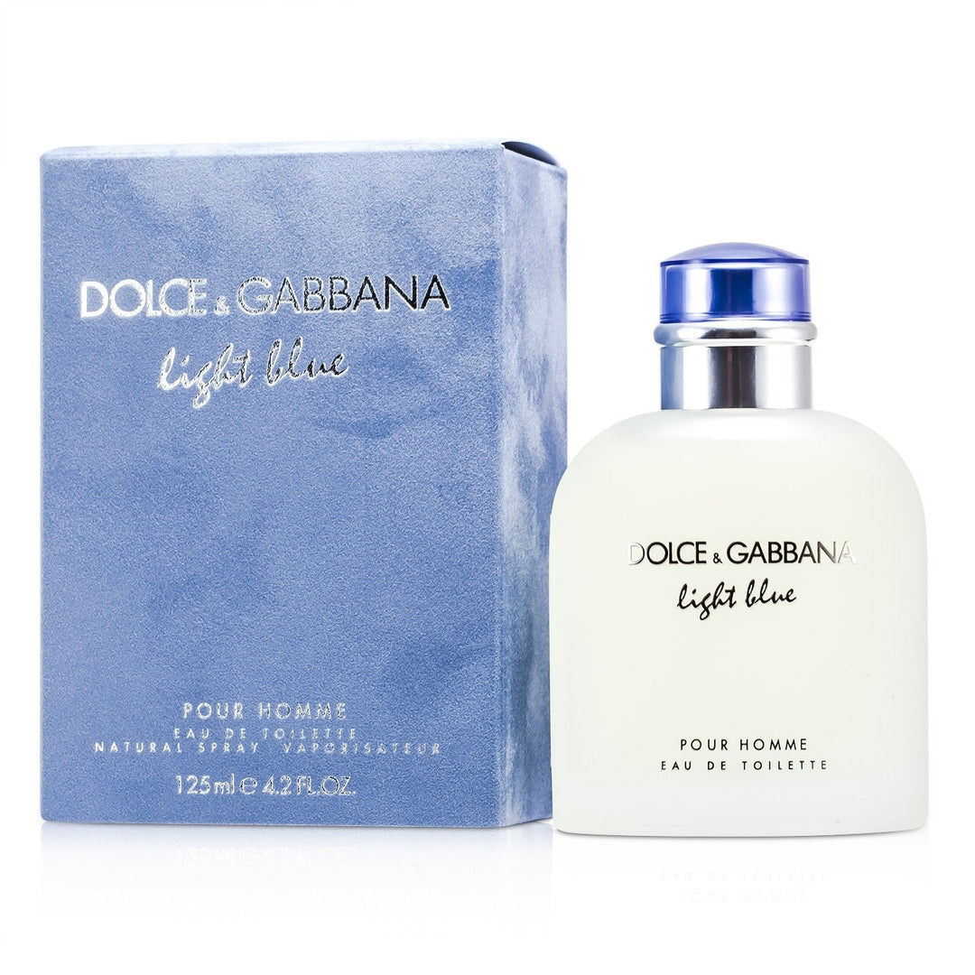 Dolce and Gabbana Homme Light Blue Eau De Toilette Spray 125ml/4.2oz Image 1