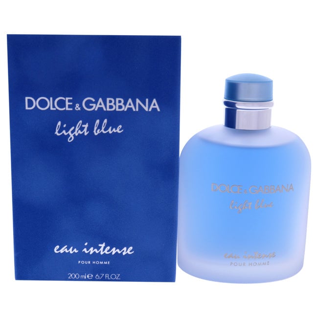 Dolce and Gabbana Light Blue Eau Intense by Dolce and Gabbana for Men - 6.7 oz EDP Spray Image 1