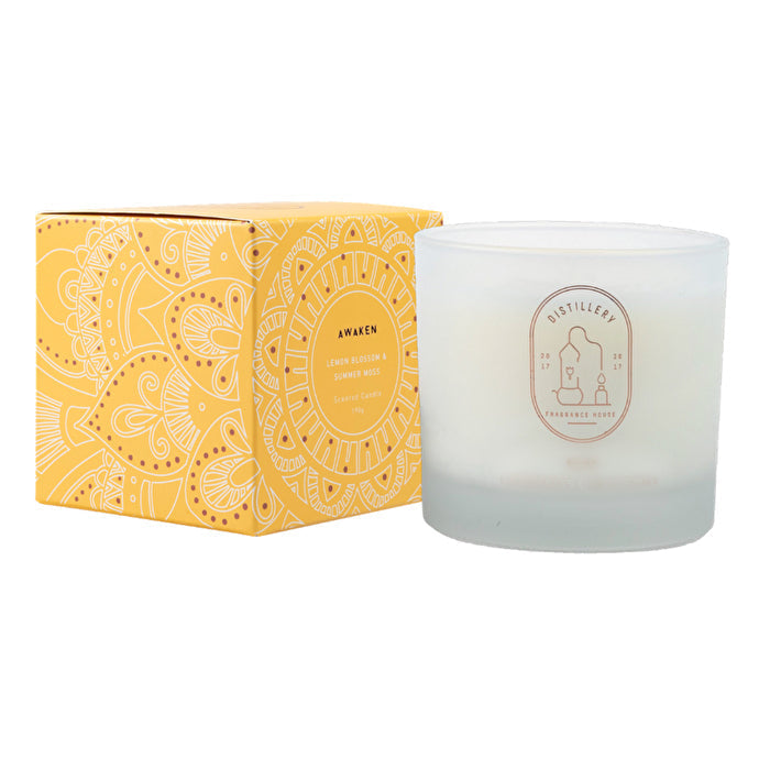 Distillery Fragrance House Soy Candle Awaken (Lemon Blossom and Summer Moss) 190g Image 1